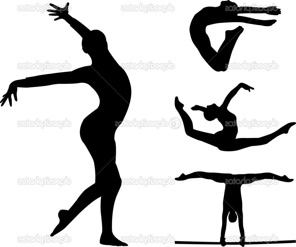 1024x854 Hd Tumbling Silhouette Clip Art Pictures