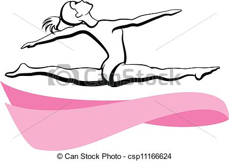 450x318 Gymnast Clipart Gymnastics Split