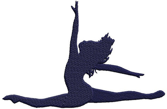570x372 Instant Download Dancer Gymnast Split Jump