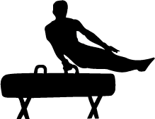 219x169 Gymnastics Silhouettes Silhouettes Of Gymnastics