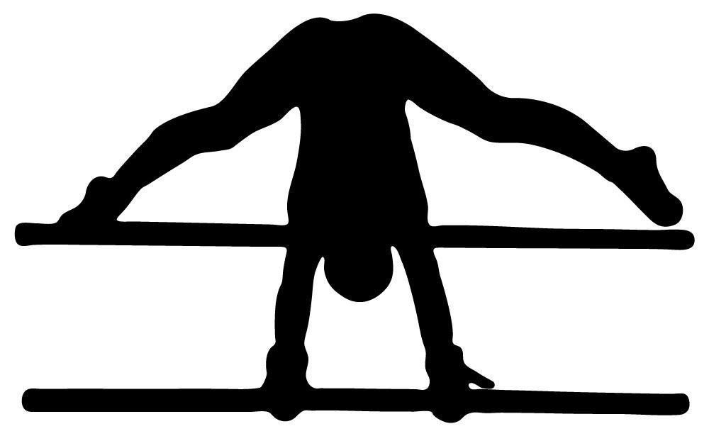 1000x615 Gymnastics Split Clipart