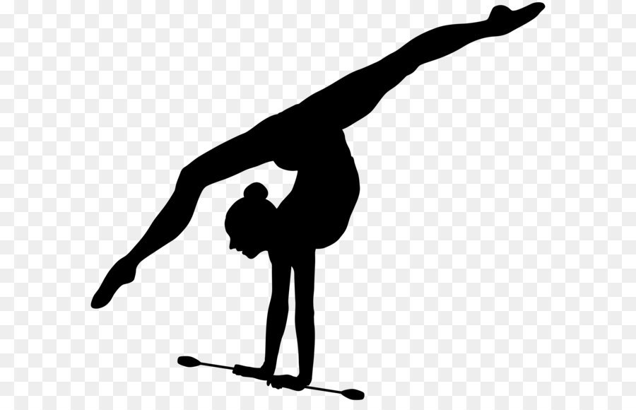 900x580 Rhythmic Gymnastics Ribbon Silhouette