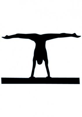 282x400 Gymnast Silhouette Clip Art 8 Images Gymnasts