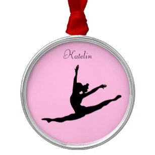 307x307 Gymnastics Silhouette Ornaments Amp Keepsake Ornaments Zazzle