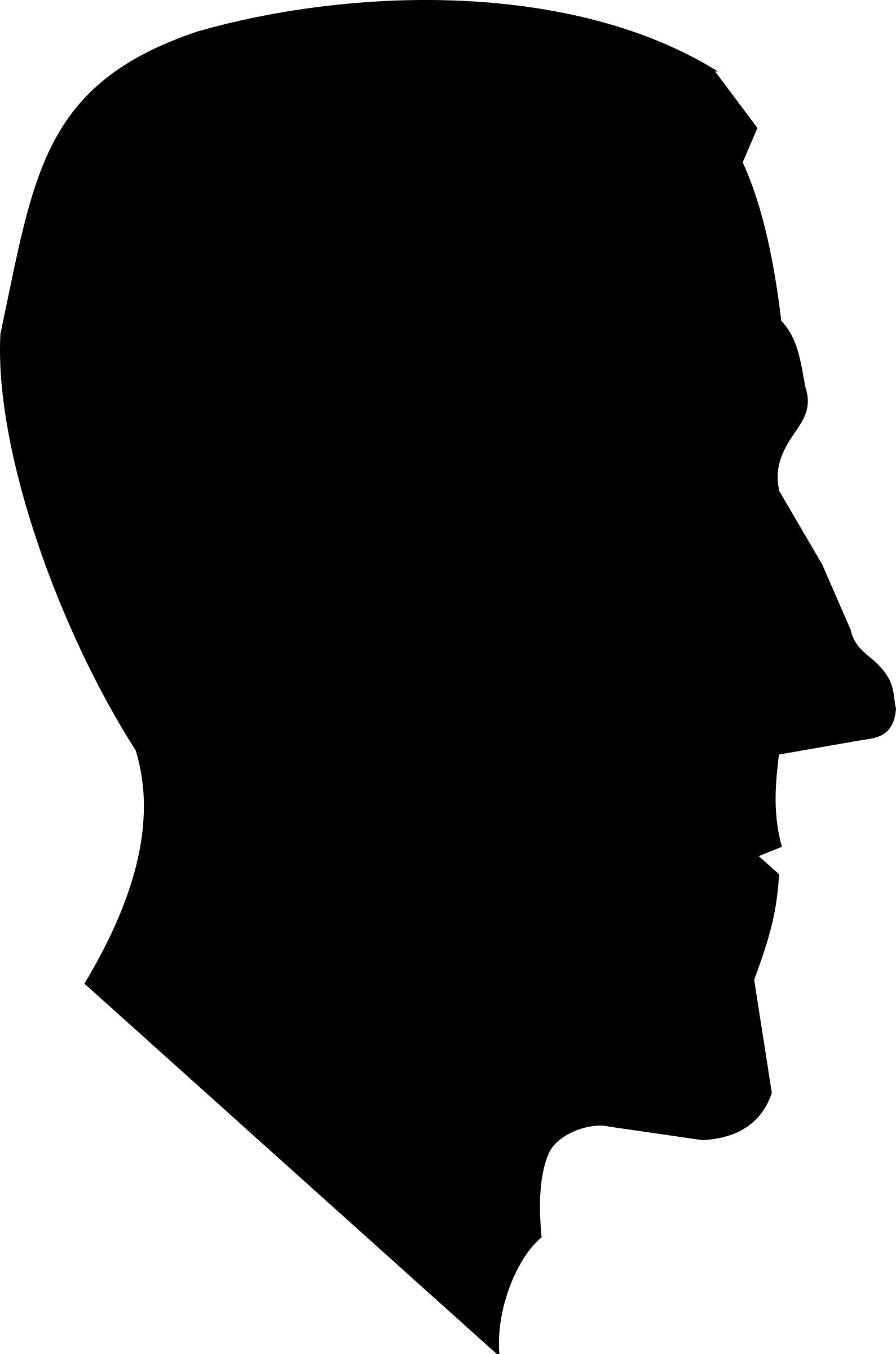 1589x2400 H. P. Lovecraft Profile Silhouette Icons Png
