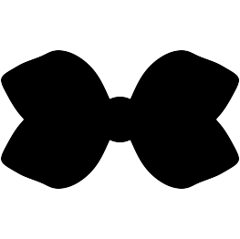 263x262 Hair Bow Silhouette Father's Day Decor Free