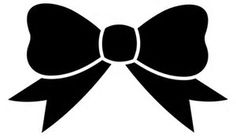 236x140 Hair Bow Silhouette Cutting Files For Silhouette