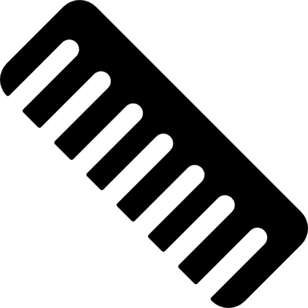626x626 Comb Tool Silhouette Icons Free Download