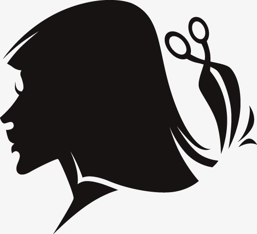 529x481 Vector Silhouette Beauty Salons, Vector, Hairdressing, Beauty Png