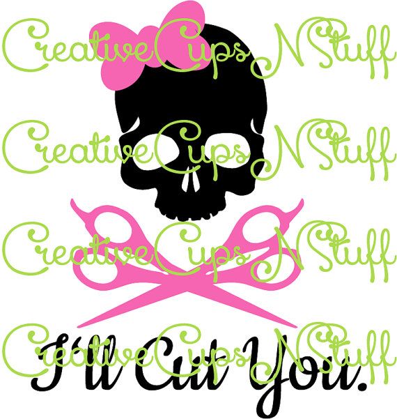 Hair Scissors Silhouette