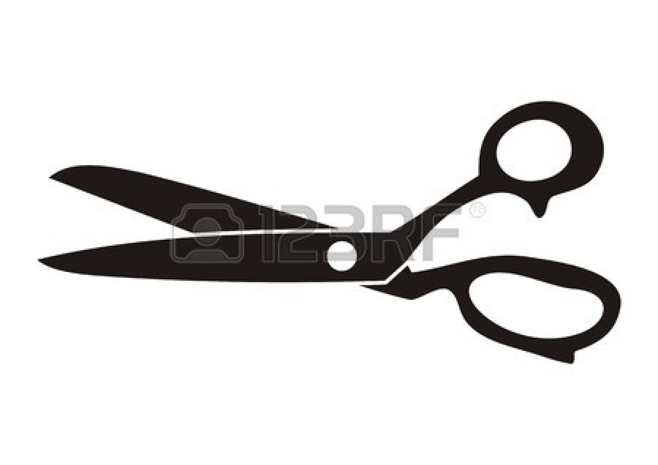 1350x954 Scissors Black And White Clipart Panda