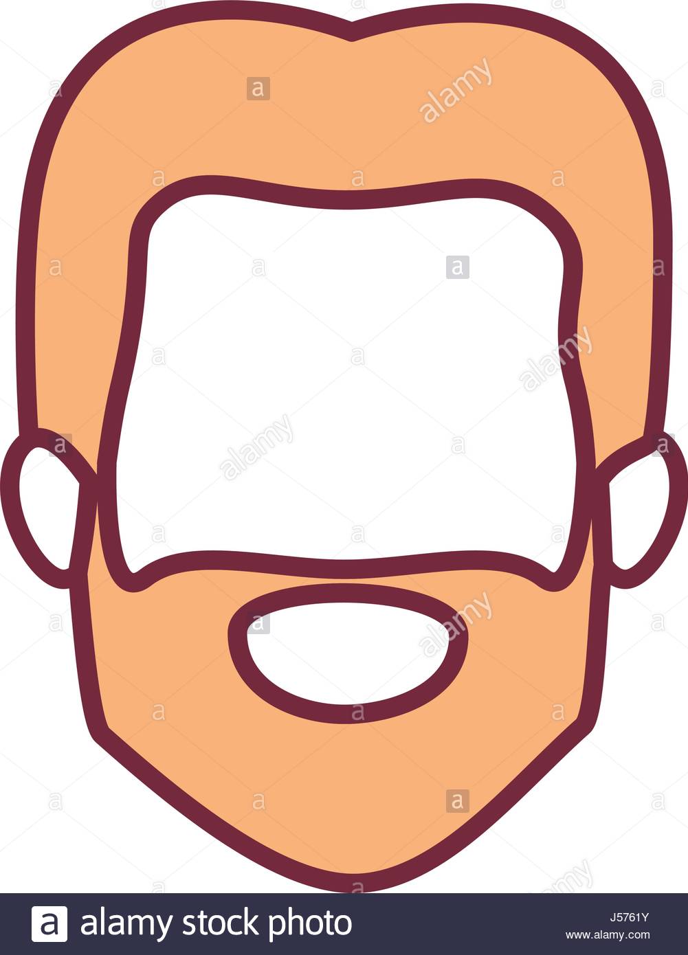 1001x1390 Wheat Color Silhouette Of Male Faceless With Short Hair And Beard