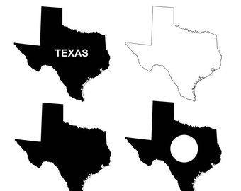 340x270 Texas Outline Svg Etsy