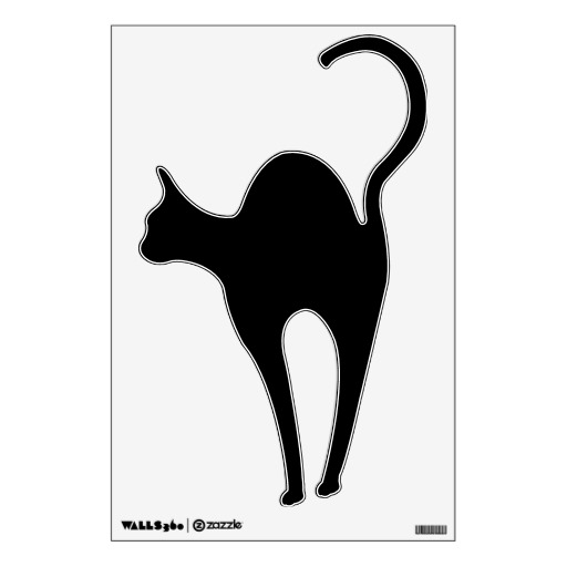 512x512 Black Cat Silhouette Clip Art