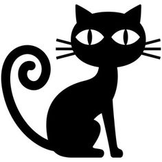 236x236 Halloween Black Cat Halloween Black Cat, Silhouette Design