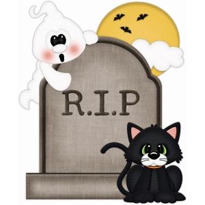 300x300 Black Cat Clipart Halloween Banner