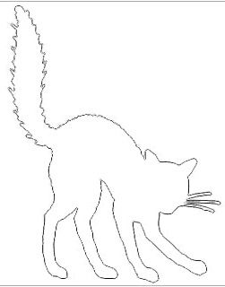251x320 Outlinescarycat.jpg Halloween Scary Cat