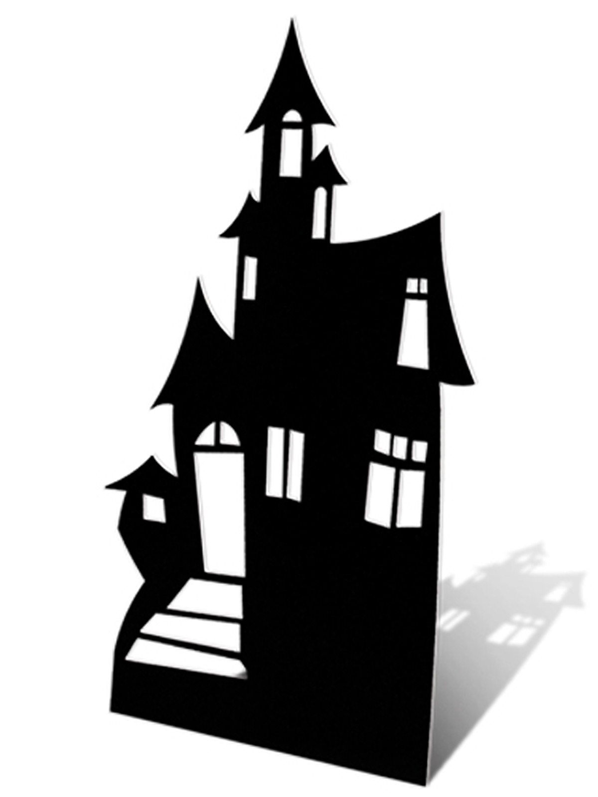 1200x1600 Haunted House Cardboard Cutout (Small)