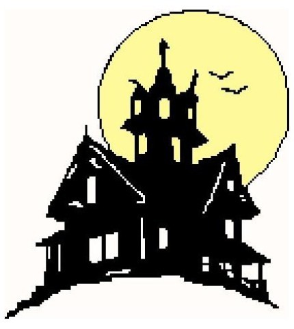 Halloween Haunted House Silhouette at GetDrawings | Free download
