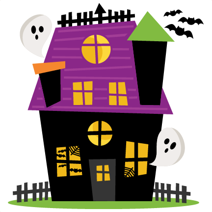 432x432 Haunted House Svg Scrapbook Cut File Cute Clipart Files