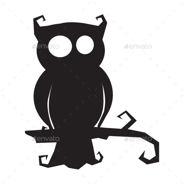 597x596 Halloween Vector Silhouette By Djankrixz Graphicriver