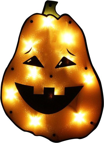 360x493 Northlight Lighted Tall Jack O Lantern Pumpkin Halloween Window