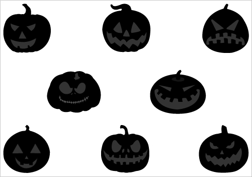 501x351 Halloween Pumpkin Silhouette Vector Graphicssilhouette Clip Art