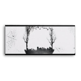 260x260 Halloween Graveyard Silhouette Office Products Amp Supplies Zazzle