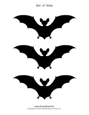 297x384 Printable Bat Outlines Amp Bat Silhouettes