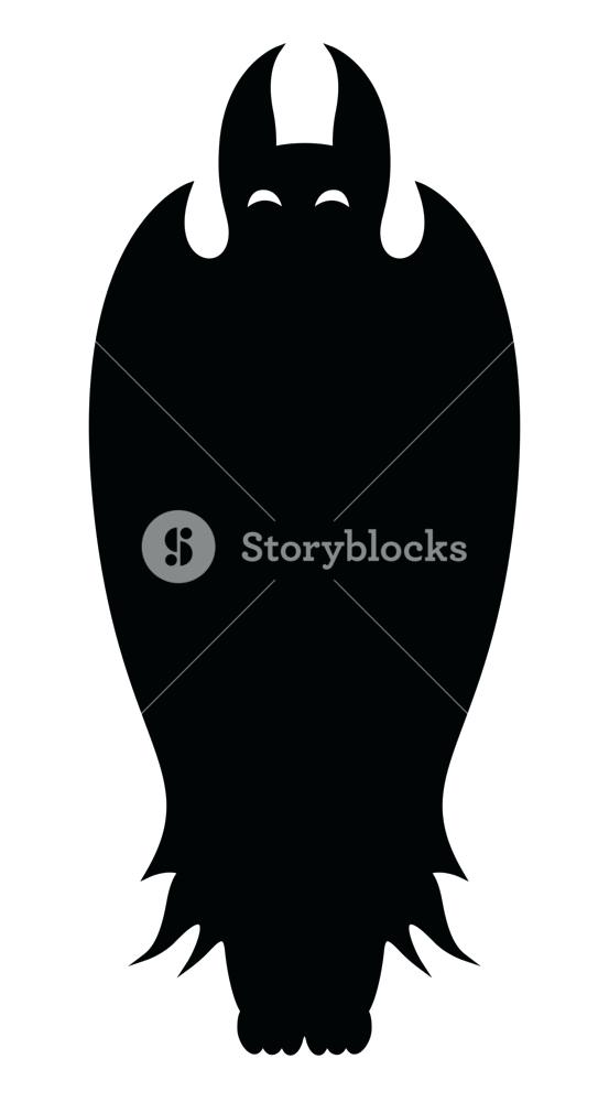 553x1000 Halloween Silhouettes Bat Silhouettes Vector Illustration