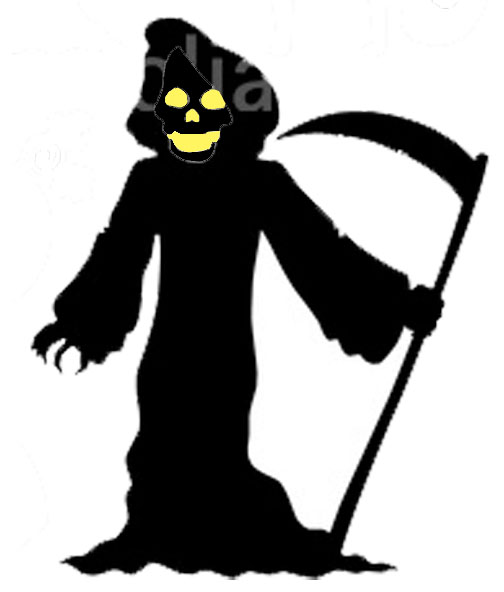 504x592 Make Witch And Grim Reaper Halloween Silhouettes