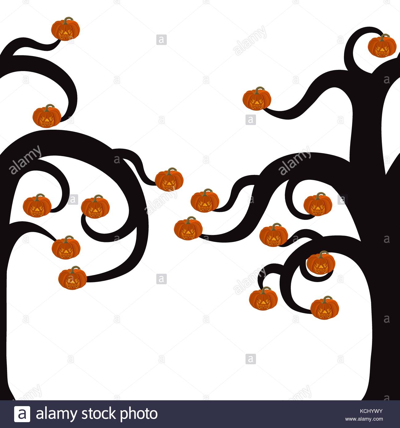 1300x1390 Scary Tree Stock Vector Images