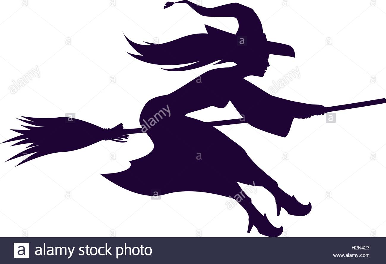 1300x889 Witch Silhouette Stock Photos Amp Witch Silhouette Stock Images