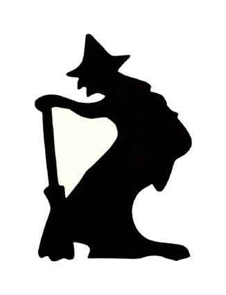 326x425 Halloween, Witch Silhouette Clipart Panda