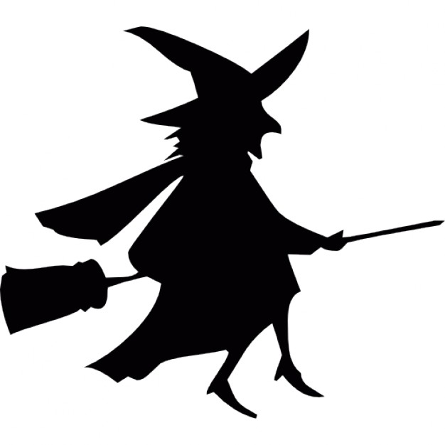 Halloween Witch Silhouette Templates at GetDrawings | Free download