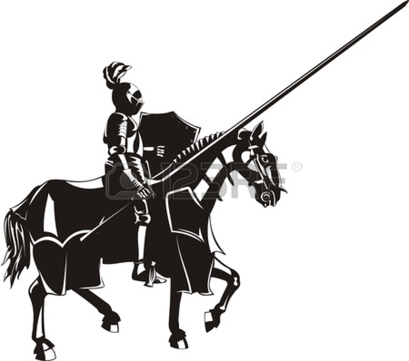 1350x1194 Knight Clipart Horse Silhouette