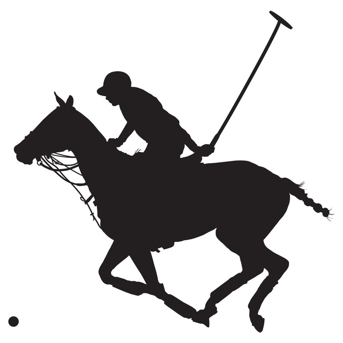 700x700 Polo Pony Silhouette Wall Mural We Live To Change
