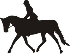 236x185 Cowboy On Horse Silhouette