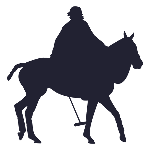 512x512 Cowboy Riding Horse Silhouette