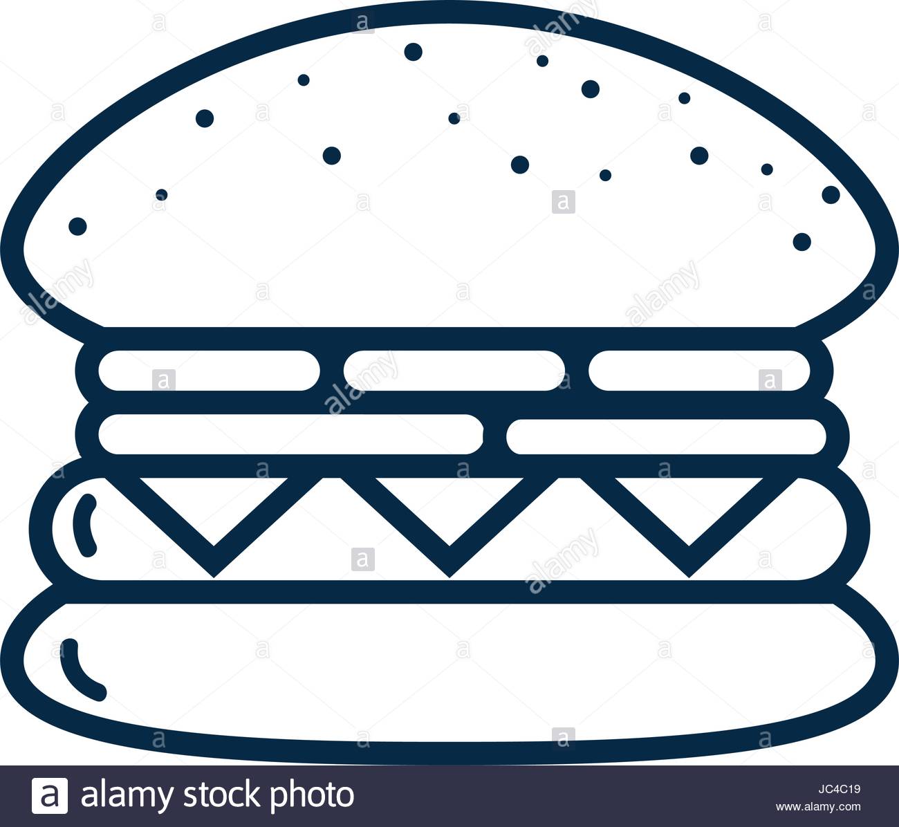 Hamburger Silhouette at GetDrawings | Free download