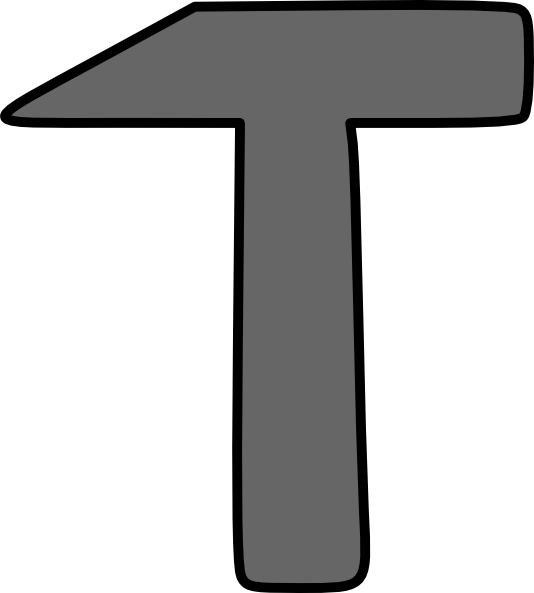 534x593 Hammer Clip Art Free Vector 4vector