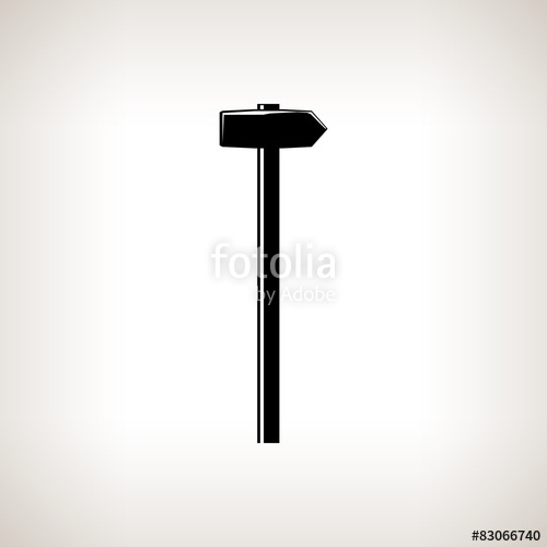 500x500 Silhouette Hammer On A Light Background Stock Image And Royalty