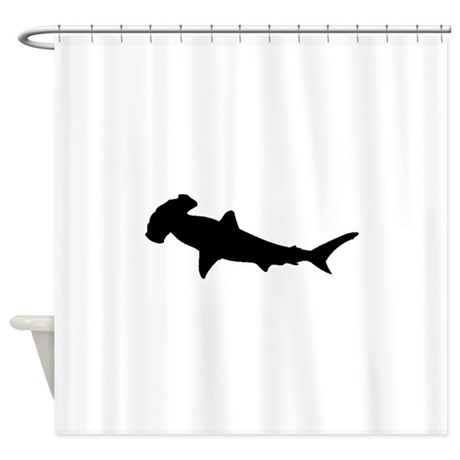460x460 Hammerhead Shark Shower Curtains