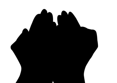 481x340 Free Cliparts Silhouette, Hand, Hand, Palm