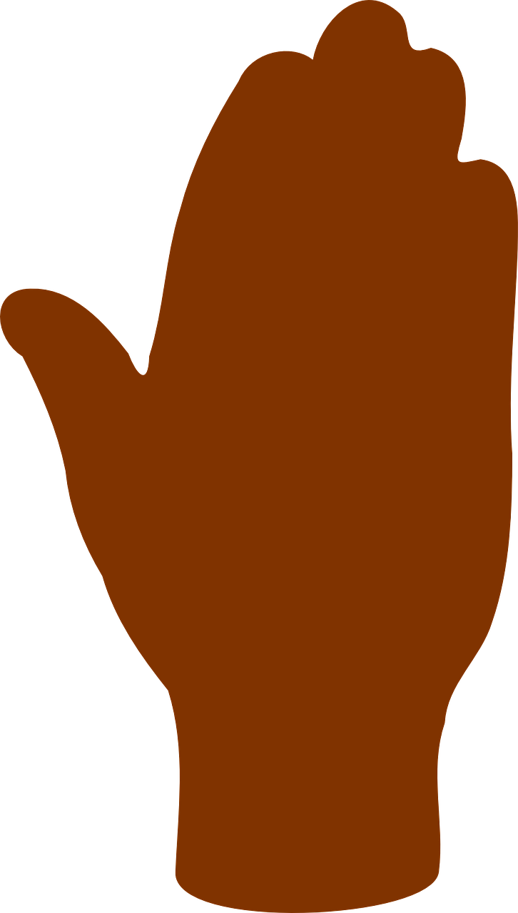 726x1280 Hand Stop Silhouette Human Palm Transparent Image Hand