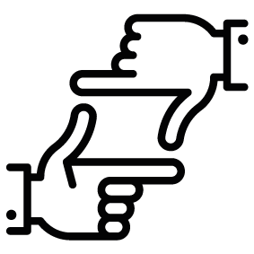 283x283 Hands Framing Silhouette Silhouette Of Hands Framing