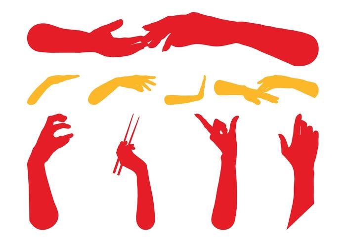 700x490 Hands Silhouettes Free Graphics