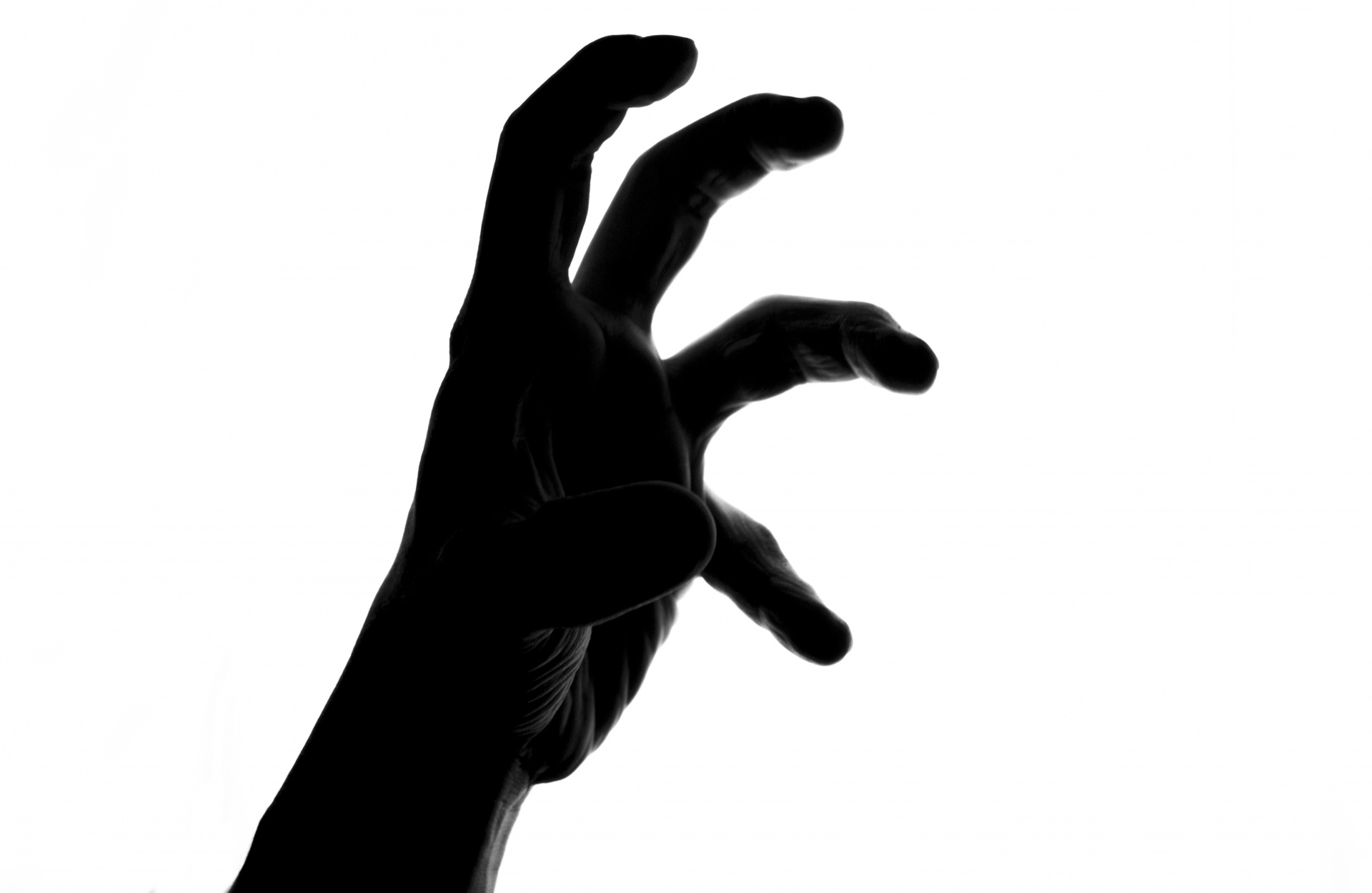 1920x1250 Silhouette Of Scary Hand Free Stock Photo
