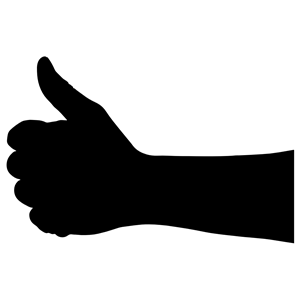 300x300 Thumbs Up Hand Silhouette Clipart, Cliparts Of Thumbs Up Hand