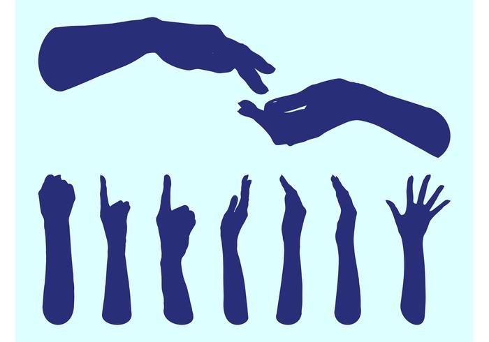 700x490 Hands Silhouettes Graphics